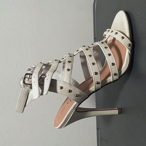 Strappy sandal heels